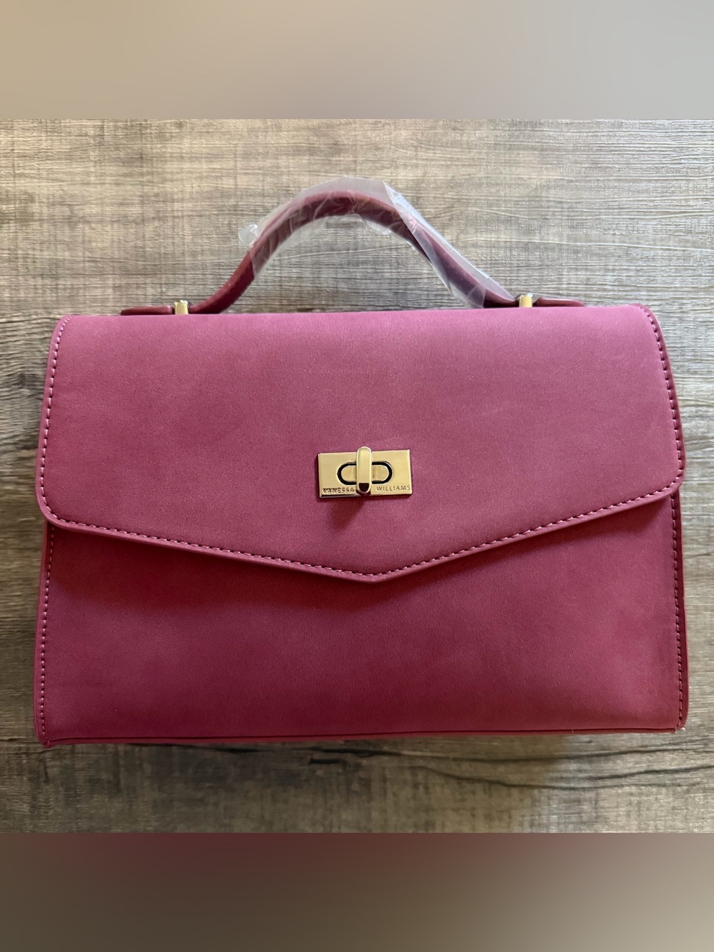 Vanessa Williams Merlot Top-Handle Satchel NWT